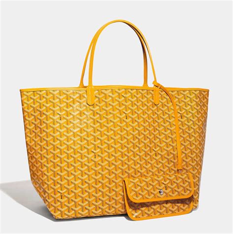 metallic goyard|yellow goyardine handbags.